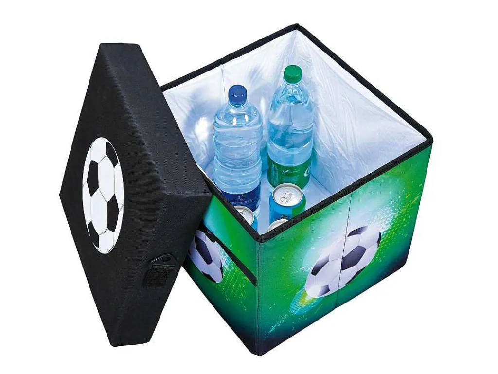 Fabo Opbergdozen Koeltas, Kruk, Draagriem, Zwart, Wit, Groen.-Vente-unique New
