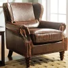Fauteuil 100% Leer Edouard - Bruin-LINEA SOFA