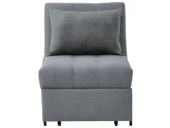 Fauteuil Aanpasbaar Van Stof Lesna - Grijs-Vente-unique