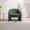 Fauteuil In Groen Ribfluweel Ossana-Vente-unique Online