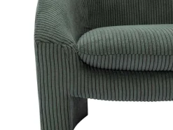 Fauteuil In Groen Ribfluweel Ossana-Vente-unique Online