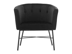 Fauteuil Met Armleuningen Fakart - 100% Polyester - Zwart-Vente-unique