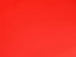 Fauteuil Met Holle Rugleuning En Poef In Rood Kunstleer Jovana-Vente-unique
