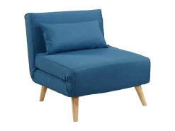 Fauteuil Posio - Bedbank Van Stof - Blauw-Vente-unique Hot