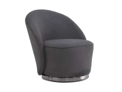 Fauteuil Van Boucle Stof - Antraciet - Elfira-PASCAL MORABITO Outlet