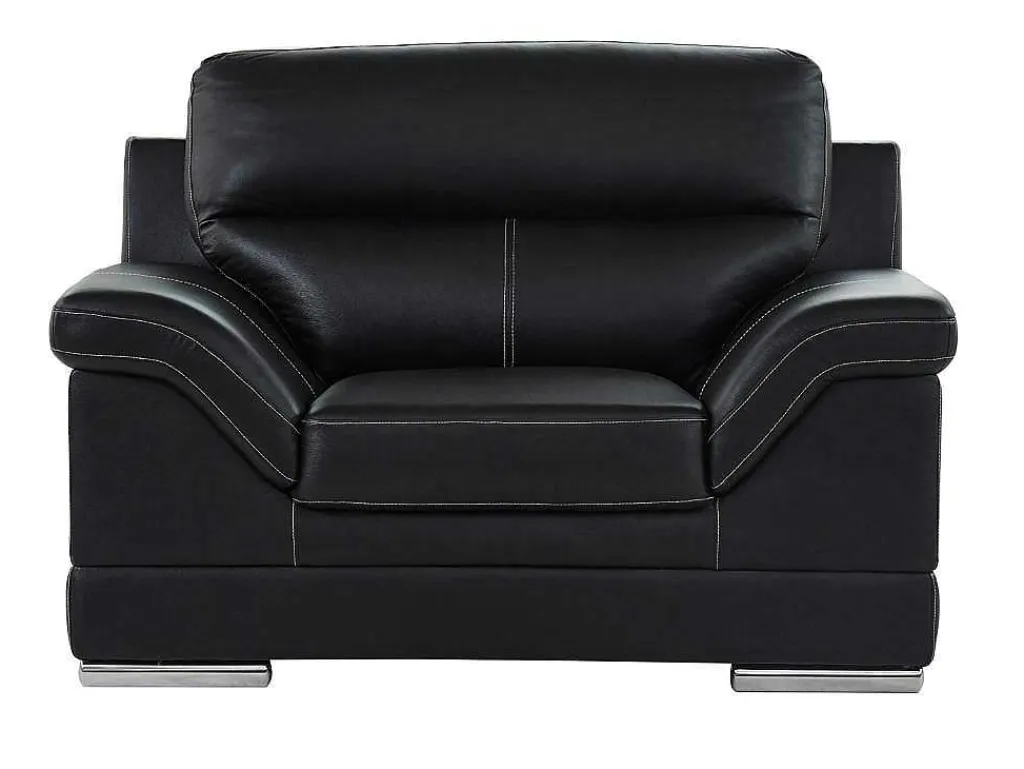 Fauteuil Van Buffelleer Monika - Zwart-Vente-unique Hot