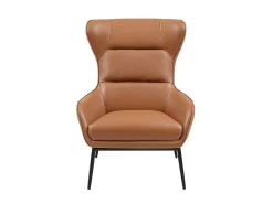 Fauteuil Van Camelkleurig Buffelleder Dinnia-LINEA SOFA Clearance
