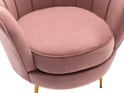 Fauteuil Van Fluweel Dandelion - Roze - Van-PASCAL MORABITO Clearance