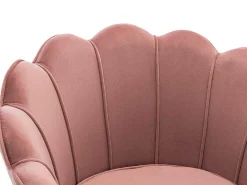 Fauteuil Van Fluweel Dandelion - Roze - Van-PASCAL MORABITO Clearance