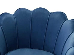 Fauteuil Van Fluweel Dandelion - Donkerblauw - Van-PASCAL MORABITO Outlet