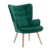 Fauteuil Van Fluweel Vately - Groen-Vente-unique Sale