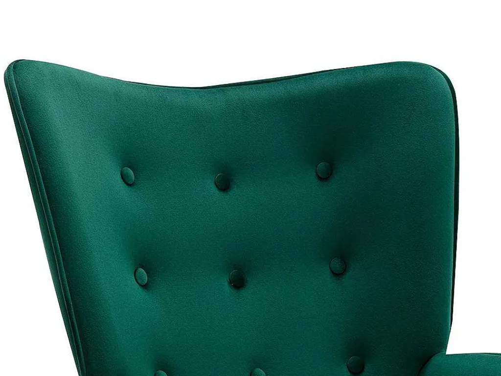 Fauteuil Van Fluweel Vately - Groen-Vente-unique Sale