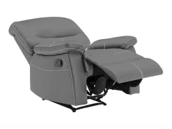 Fauteuil Van Grijze Kunstleer Canby-Vente-unique Discount
