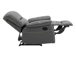 Fauteuil Van Grijze Kunstleer Canby-Vente-unique Discount