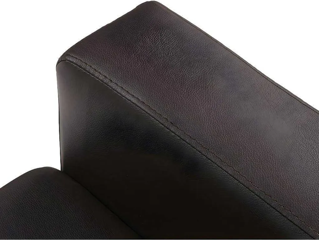 Fauteuil Van Kunstleer Ackley - Bruin-Vente-unique Discount