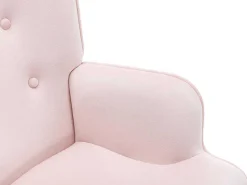 Fauteuil Van Roze Velours Vately-Vente-unique Discount