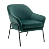 Fauteuil Van Spargroen Velours Cerita-Vente-unique Sale