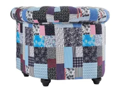 Fauteuil Van Stof Met Patchwork-Motief Chesterfield-Vente-unique Best