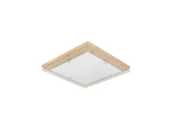 Finn Plafondlamp, Eik, Chroom, Wit, 40X40X6,5 Cm,-EPIKASA Hot