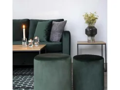 Firenze Chaise Longue Bank Velours, Groen.-House Nordic Clearance