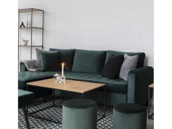 Firenze Chaise Longue Bank Velours, Groen.-House Nordic Clearance