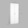 Flavia Kledingkast, Wit, 80X47X180 Cm,-EPIKASA New