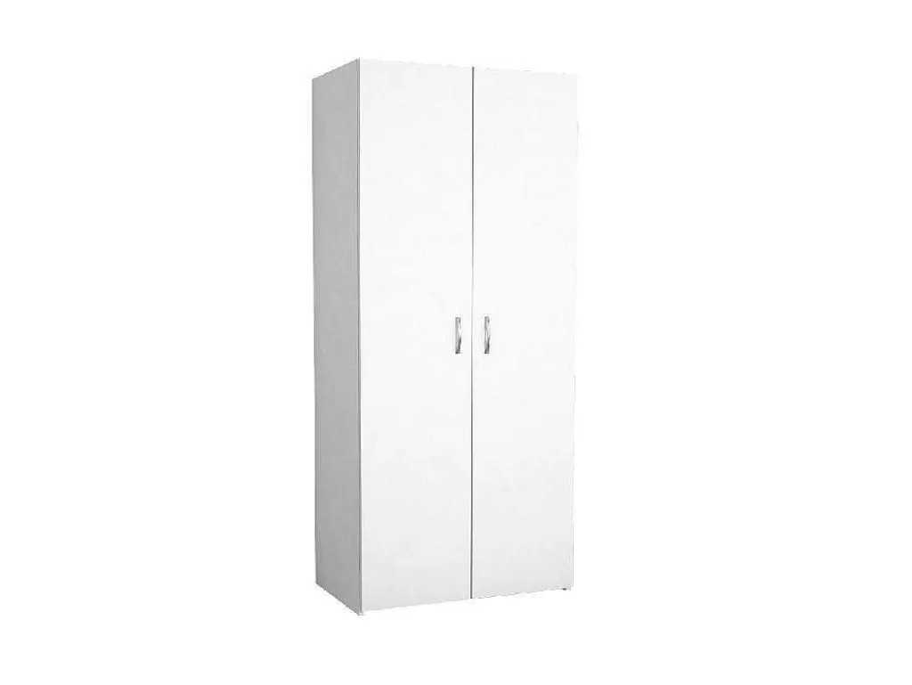 Flavia Kledingkast, Wit, 80X47X180 Cm,-EPIKASA New