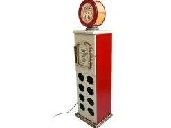 Flessenrek Met Lamp 8 Flessen - H.112 Cm - Wit - Pomp Links - Drive-In-OZAIA Hot