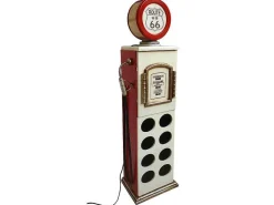 Flessenrek Met Lamp 8 Flessen - H.112 Cm - Wit - Pomp Links - Drive-In-OZAIA Hot