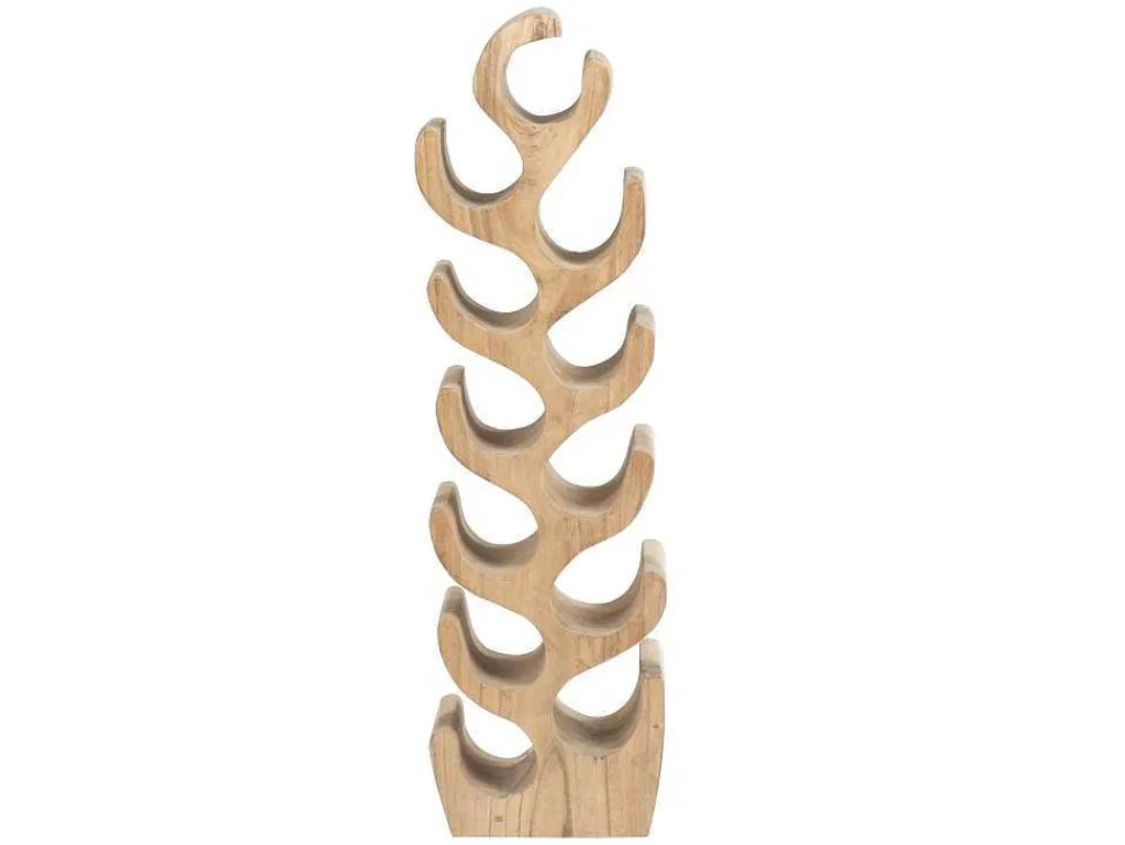 Flessenrek Van Suarhout - 12 Flessen - B28 X D19 X H100 Cm - Naturel - Guimaras-OZAIA Best