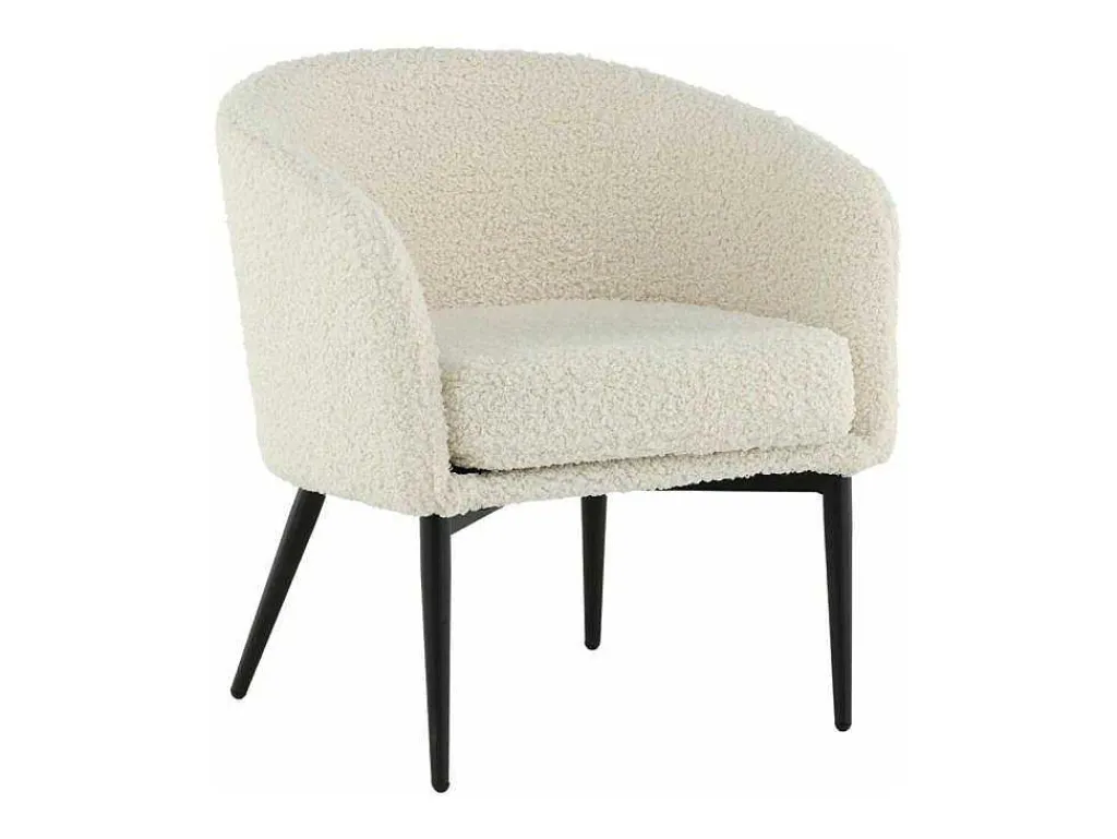 Fluffy Fauteuil Teddy Wit.-Venture Home Online
