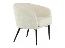 Fluffy Fauteuil Teddy Wit.-Venture Home Online