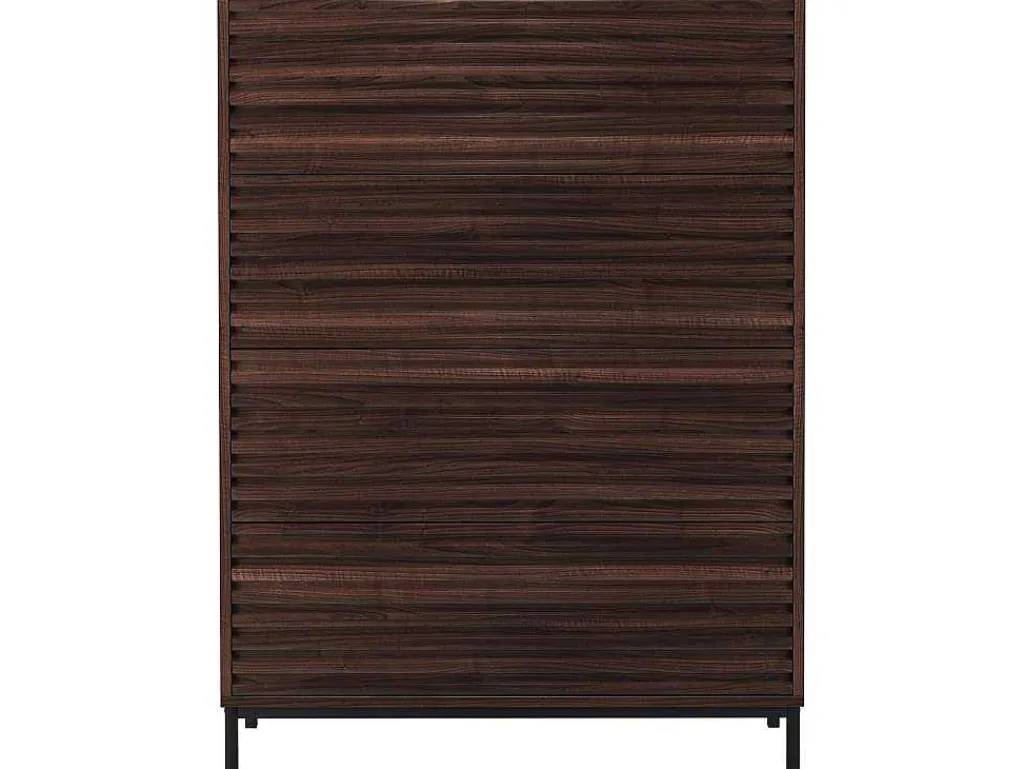 G Commode 4 Laden Notenhout-Loft24 Clearance