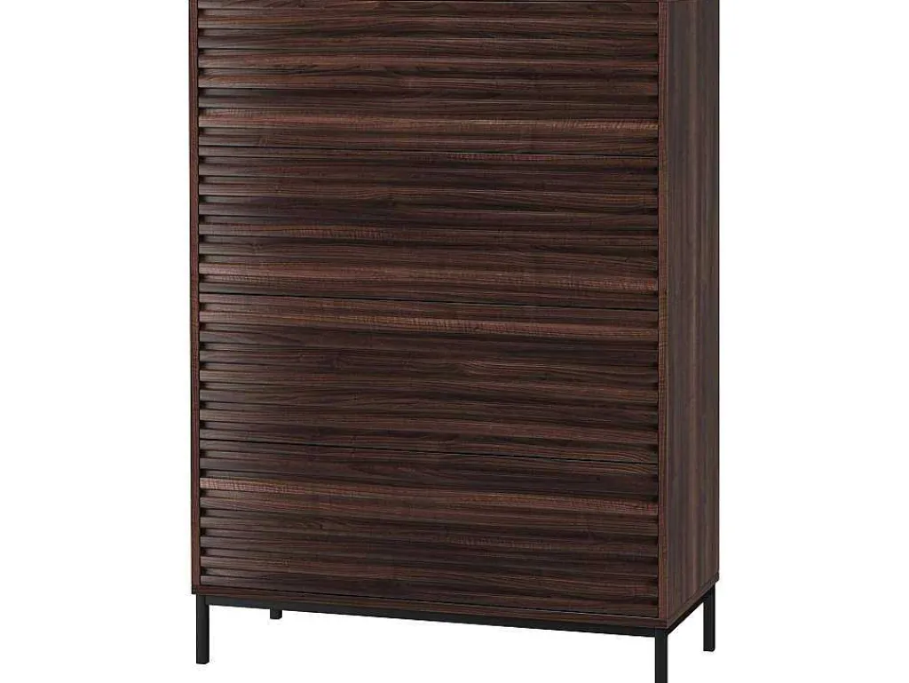 G Commode 4 Laden Notenhout-Loft24 Clearance
