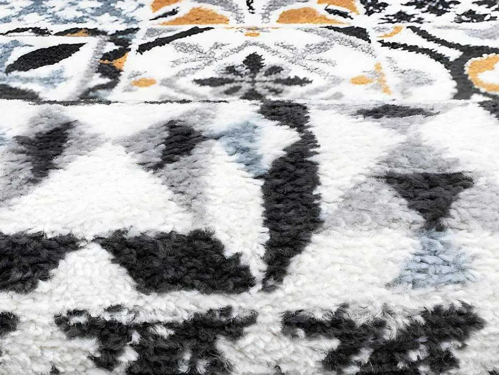 Gangtapijt Met Vloertegeleffect Ornico - 80 X 200 Cm - Meerkleurig-OZAIA Best