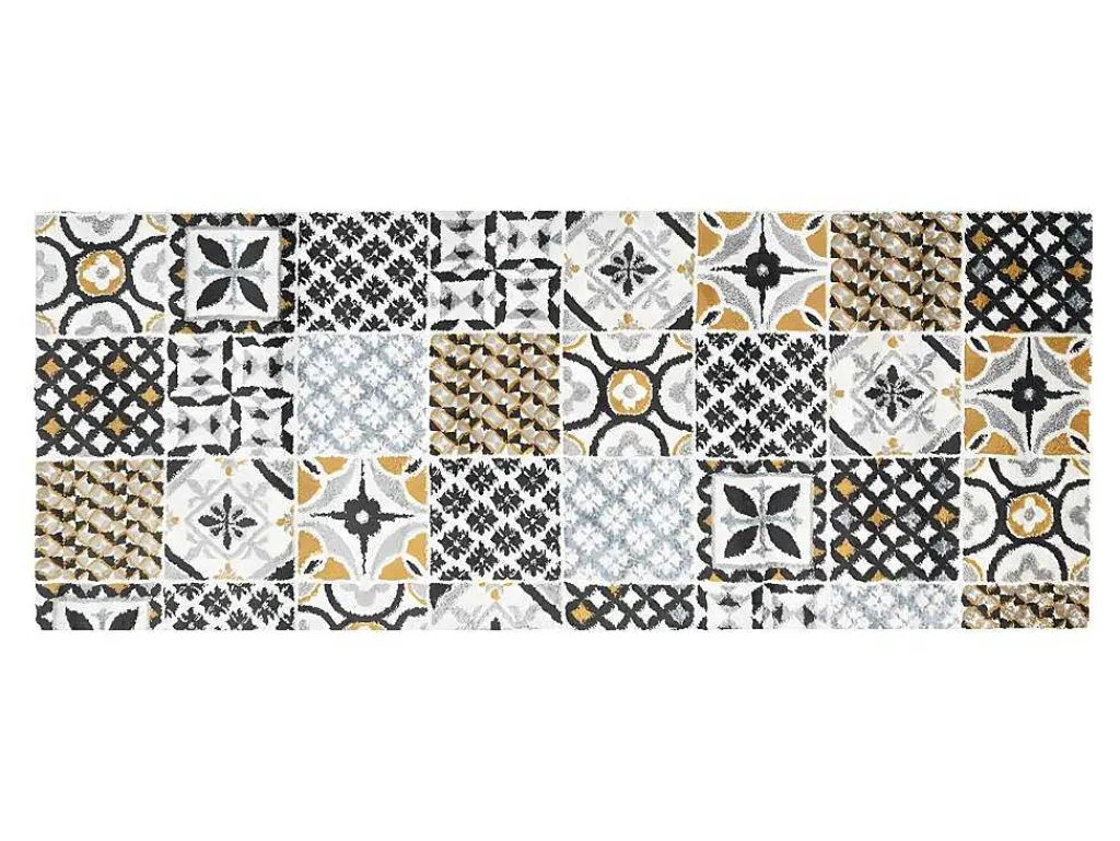 Gangtapijt Met Vloertegeleffect Ornico - 80 X 200 Cm - Meerkleurig-OZAIA Best