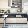 Gangtapijt Van Vinyl Met Cementtegeleffect - 66 X 160 Cm - Blauw En Wit - Princy-OZAIA Clearance