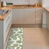 Gangtapijt Van Vinyl Met Tropisch Motief - 66 X 160 Cm - Groen En Wit - Tropicala-OZAIA Hot