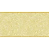 Gangtapijt Van Vinyl Met Bloemmotieven - 66 X 160 Cm - Geel En Wit - Capucina-OZAIA