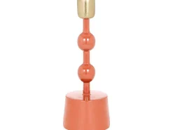 Geemailleerde Aluminium Kandelaar - H.22 Cm - Terracotta - Parina-OZAIA New