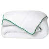 Gematigd Dekbed Met Natuurlijke Antimijtbehandeling Van Van Microvezel - 220 X 240 Cm - 300 G/M - Groene Bies - Azylia Ii-DREAMEA Hot