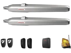 Gemotoriseerde Draaipoort Van Aluminium Antraciet - L397 X H181 Cm - Nazario-EXPERTLAND Sale