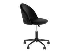 Geneve Kantoorstoel Velour Zwart, Zwart.-House Nordic Online