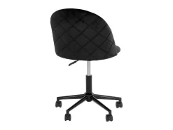 Geneve Kantoorstoel Velour Zwart, Zwart.-House Nordic Online