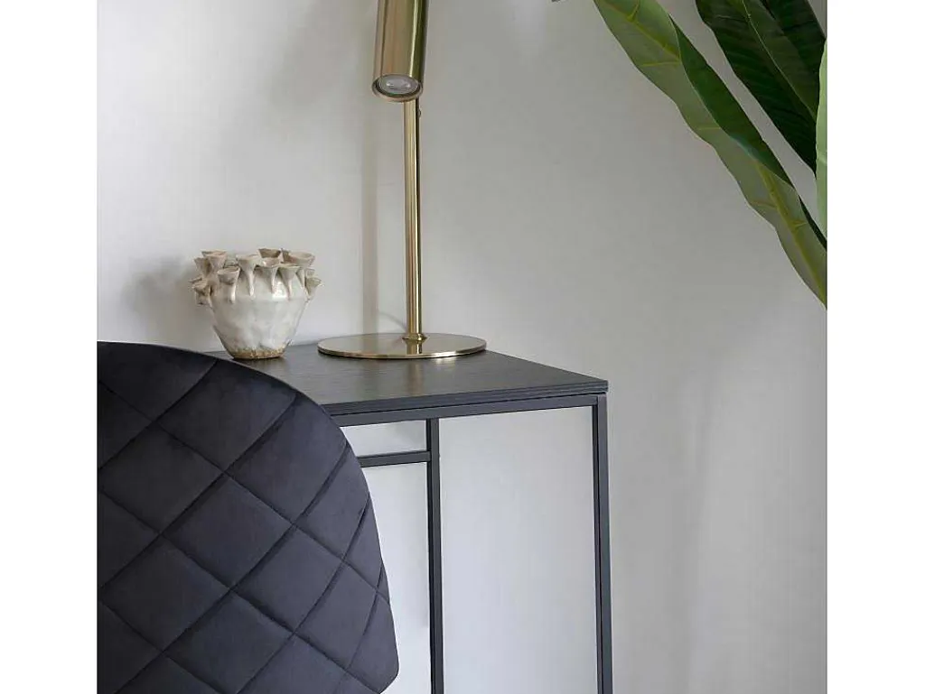 Geneve Kantoorstoel Velour Zwart, Zwart.-House Nordic Online