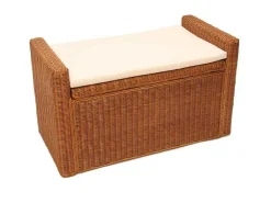 Genua Rotan Opbergkist, Honingkleurig-Vente-unique New