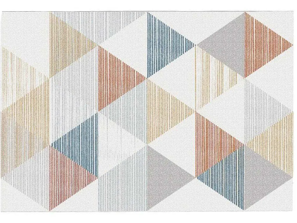 Geometrisch Tapijt - 160 X 230 Cm - Meerdere Kleuren - Geomia-OZAIA Discount