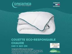 Gerecycled Warm Dekbed Van In Microvezel - 240 X 260 Cm - 350 Gr/M - Rosa-DREAMEA Sale