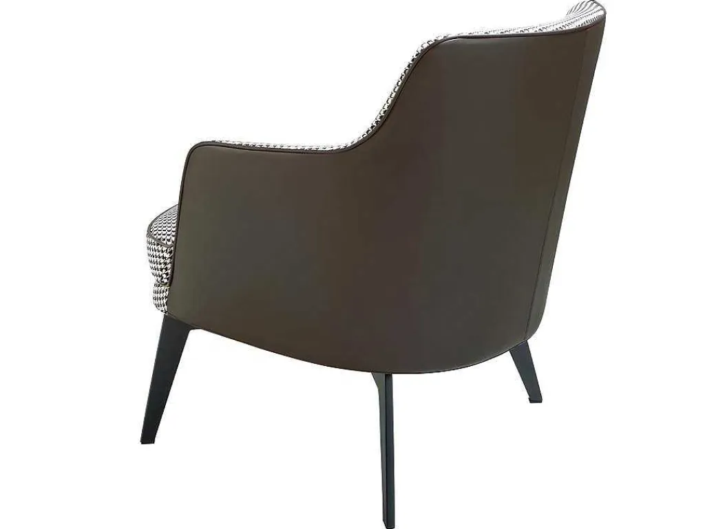 Gestoffeerde Armstoel In Houndstooth Stof 5011-Angel Cerda Sale