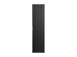 Gestreepte Hangende Badkamerkolom - Zwart - H140 Cm - Zevara-Vente-unique Outlet